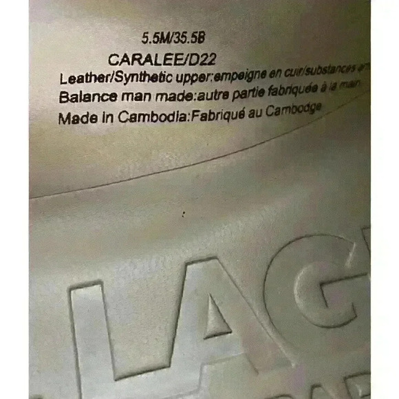 NEW Karl Lagerfeld Paris Caralee Slip on Cap Toe Leather Shoes Womens Size 5 - Picture 5 of 5